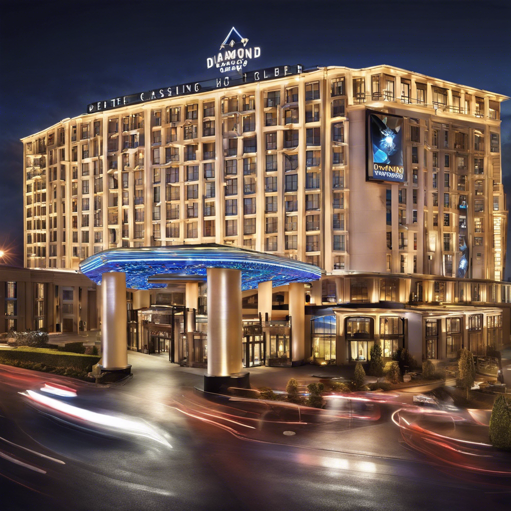 "Experience Luxury and Excitement at Diamond Casino Hotel Freiberg: Featuring Casino Rooms, Slots, Poker, and Blackjack"